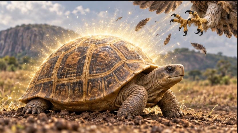 Illustration for scene 7 of How the Tortoise Got Its Shell