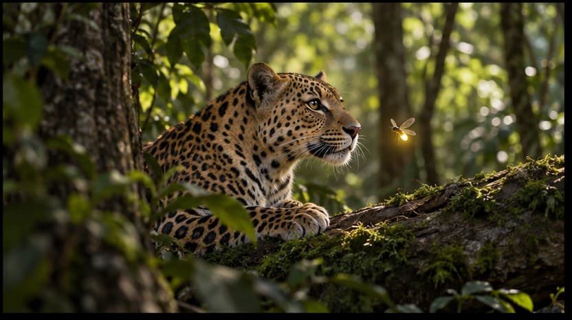 Illustration for scene 14 of The Leopard and the Firefly